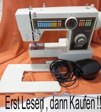 original Privileg 314  Nähmaschine Nähplatte Nähfuß Spule Greifer Nähpedal