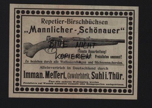 Suhl werbung 1903 imman - 1903,,