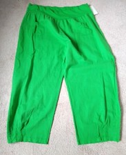 Schlupfhose Haremshose Pumphose Leinenhose Ballonhose grün Gr. M- 5XL