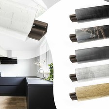 1,5m - 3m Abschlussleiste Leisten Arbeitsplatte 23x23mm Küche PVC Winkelleisten