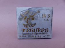 alte Zigarettenschachtel 20 TRIUMPH Cigaretten & Cigarrenfabrik Nürnberg