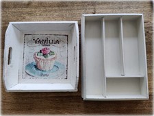 Alter Besteckkasten Holz