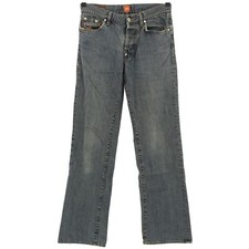 #5292 HUGO BOSS Herren Jeans Hose HB 31 Denim ohne Stretch blue used blau 31/34