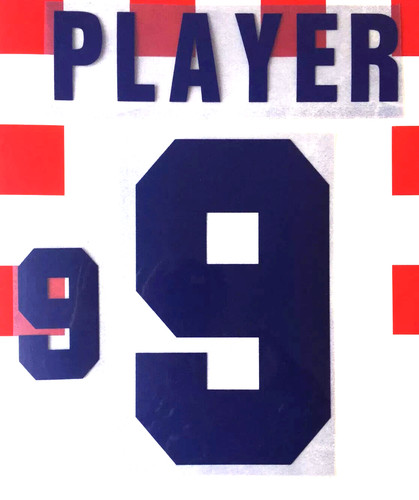 Set flock nummer number trikot - set,