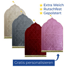 Weich Gebetsteppich mit Name