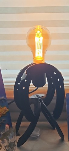 Hufeisen lampe pferd reiten - hufeisen,