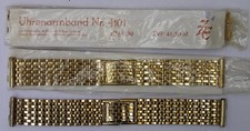 1 unbenutztes DDR Golddublee Uhrenarmband Zwickauer Edelschmiede Glashütte Ruhla
