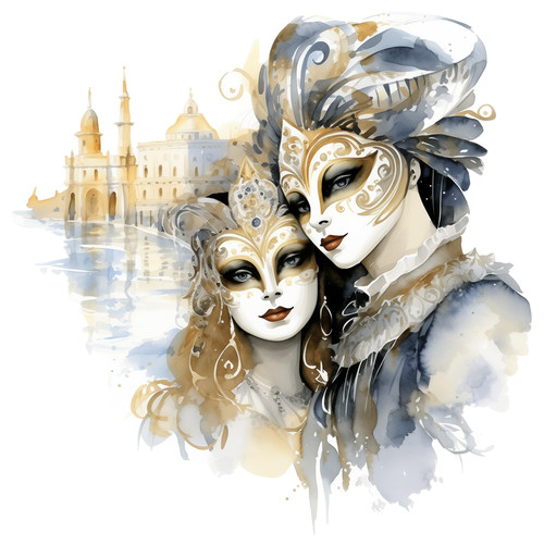 Deko bild karneval venedig - bild,