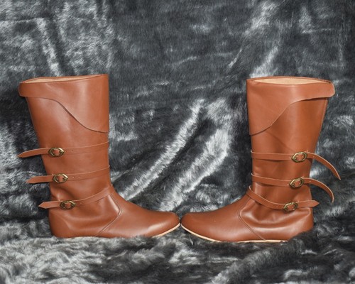 Spätmittelalter stiefel leder - spätmittelalter,