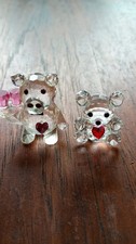 Swarovski Schwein mit Herz ❤️ Bärchen mit ❤️ 2cm Kristallfiguren  