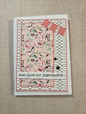 Karte zur Jugendweihe mit