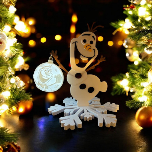 Weihnachtsbaumkugel und olaf - olaf,