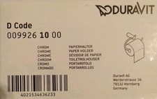 Duravit D-Code Toilettenpapierhalter in chrom 0099261000
