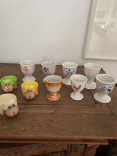 Konvolut 10 Vintage Eierbecher