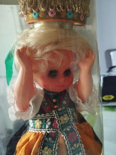 Vintage trachtenpuppe - vintage,