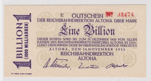 Billion mark banknote - billion,