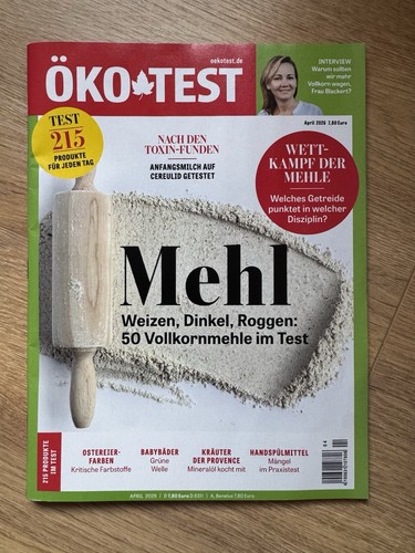Zeitschrift öko test - zeitschrift, april