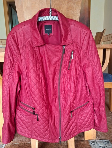 Bonita kunstlederjacke rot - bonita, gr