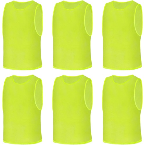 Fussball leibchen 6er set - leibchen,