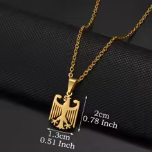 Unisex reichsadler halskette - reichsadler,