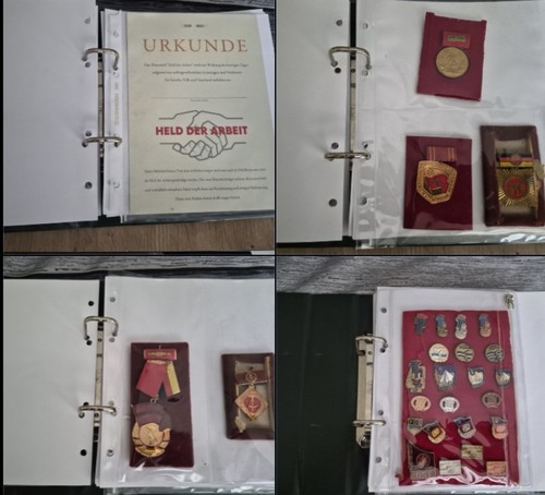 Ddr orden abzeichen pin - ddr, gst