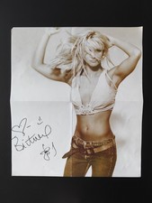 Autogramm Autogrammkarte Britney Spears Drucksigniert