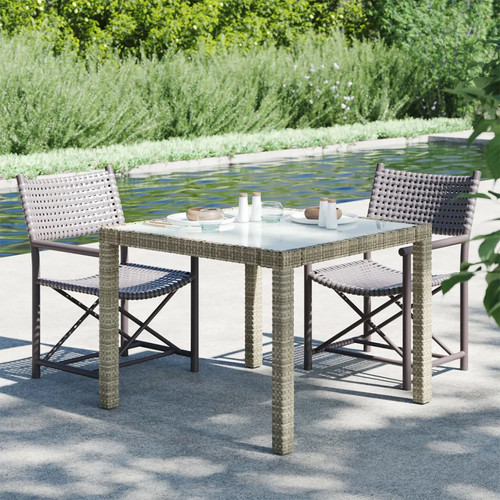 Gartentisch 90x90x75 aus - gartentisch,