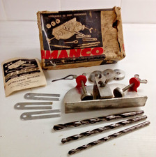Oldtimer MANCO Universal Dübel Bohrlehre Set komplette Anleitung