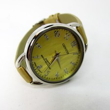Geneva Silver Tone Gold Bezel