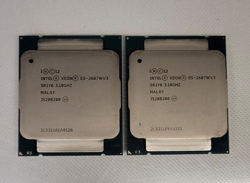 Lot intel xeon e5 2687w - of,