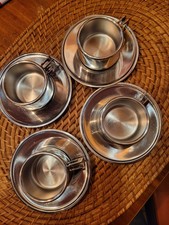 Edles Espresso Set 8 tlg. Edelstahl
