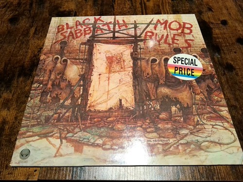 Black sabbath mob rules - black,