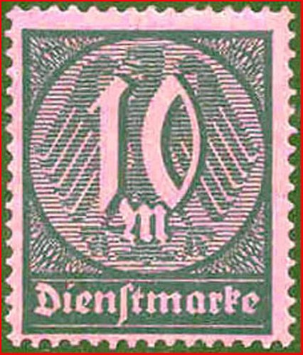 Dienstmarke nennwert - dienstmarke,