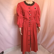 Trachtenkleid rot grün Gr. 40