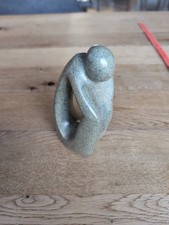 Stein Skulptur Deko Figur Mensch Denkend