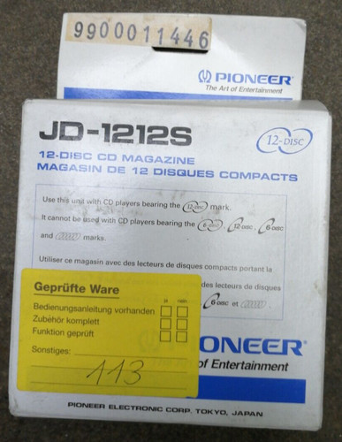 Pioneer 1212s fach cd - pioneer, 12-fach