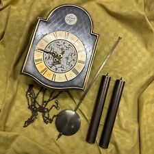 Kienzle Wanduhr Pendeluhr Vintage Messing 50er 60er Jahre Design Rockabilly Uhr