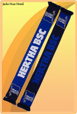 Hertha BSC Berlin Schwarz Blau Weiss Schal Fanschal Glitzerefekt Lurex Fahne NEU