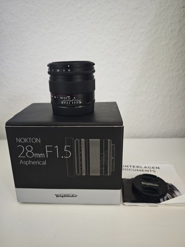 Voigtländer nokton 28mm 5 - 28mm, f1.5