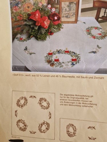 Weihnachts mitteldecke x - 85,