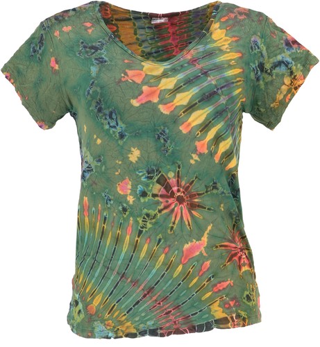 Batik hippie shirt mit - hippie, t-shirt