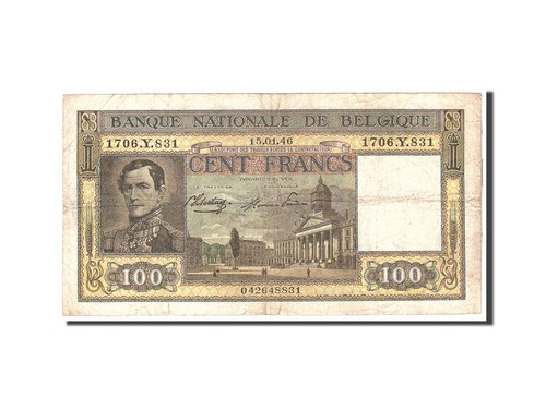 Geldschein belgien 100 - geldschein,, belgien,