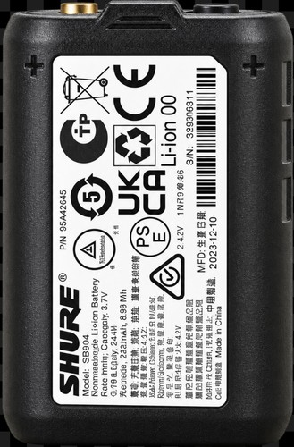 Shure sb900b wiederaufladbarer - sb900b,