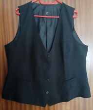 Greiff - hochwertige Kellner Weste in Schwarz  Gr. 46 (48)