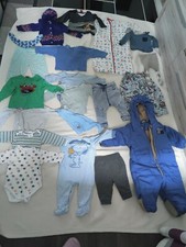 20 teile Babykleidung Gr. 62/68 Herbst Winter Junge Schneeoveral Pullover Body