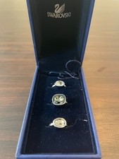 Swarovski crystal silver grey