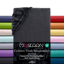 Winter Cashmere Touch Spannbettlaken Teddy Plüsch Nicki Flauschig Spannbetttuch