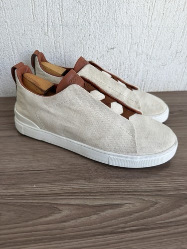 Zegna herren sneaker - zegna, beige