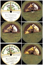 3x TANZMUSIK auf Schellackplatte ..we have no Bananas!   XXL  30 cm 78rpm  GS210