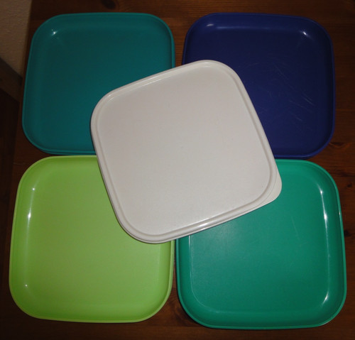 Tupperware picknick teller - tupperware,